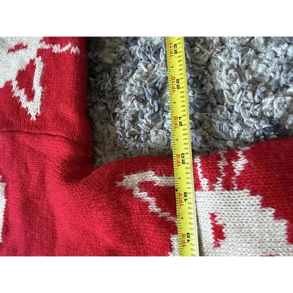 Hot & Delicious Red Cat Graphic Knit Sweater S/M Cottagecore Kawaii - Picture 5 of 6